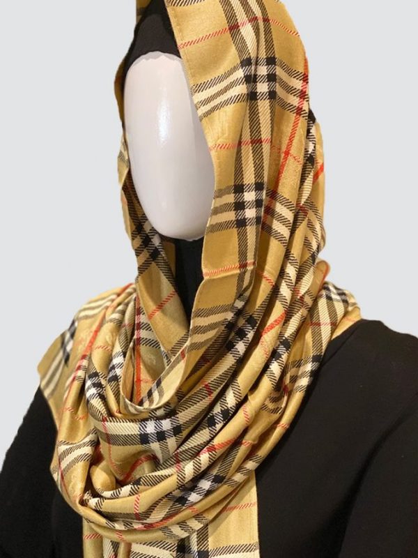 Classic Golden Cashmere Scarf