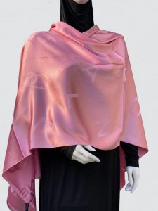 pink color scarf