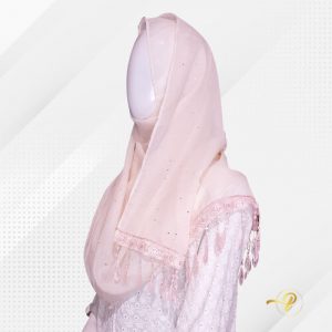 georgette pink hijab