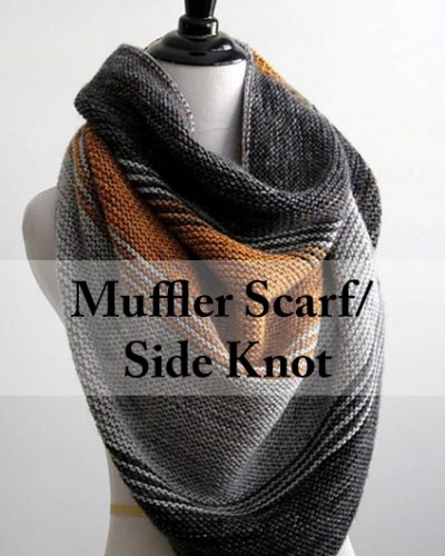 muffler scarf side knot